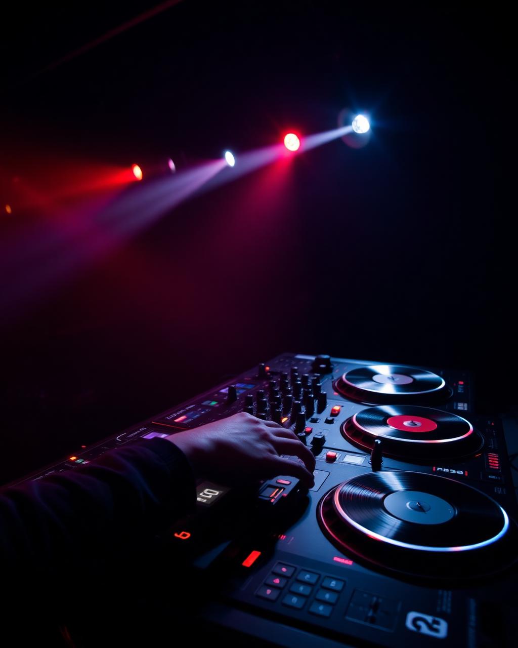DJ aux platines vinyles